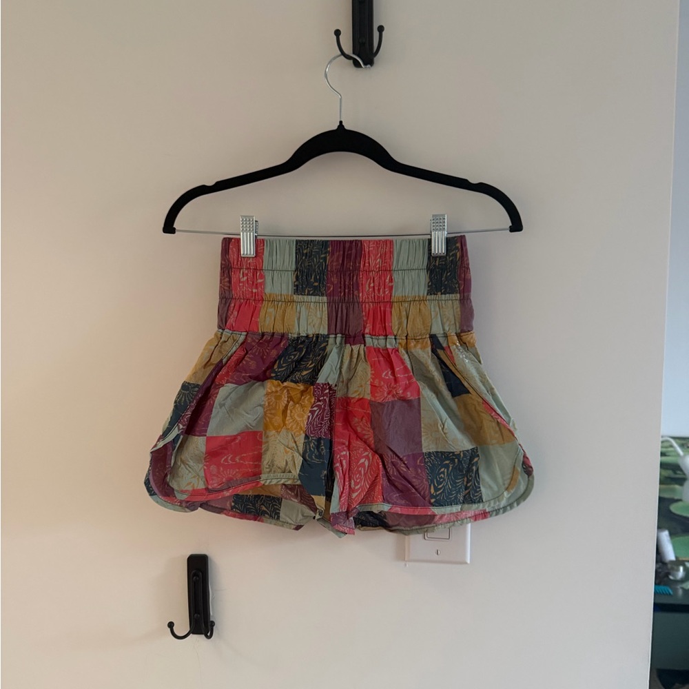 FP Movement by Free People Multicolor Patchwork The Way Home Shorts